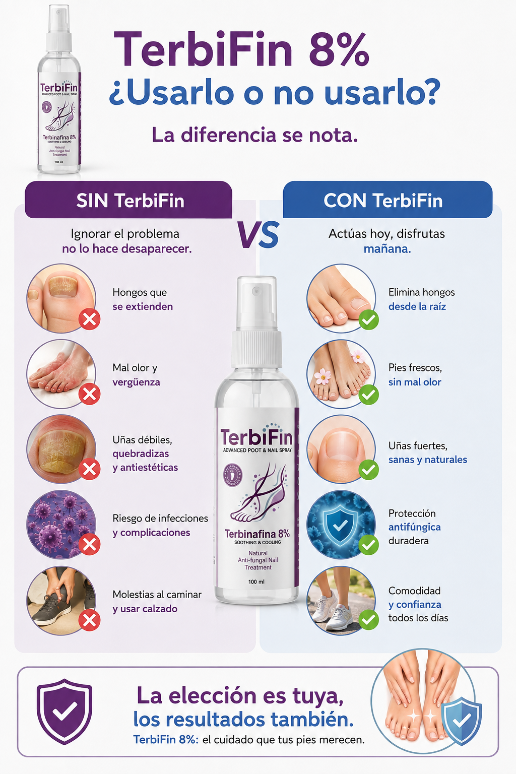 TerbiFin Spray 8% Anti-Hongos
